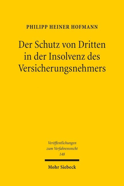 Der Schutz von Dritten in der Insolvenz des Versicherungsnehmers main product photo