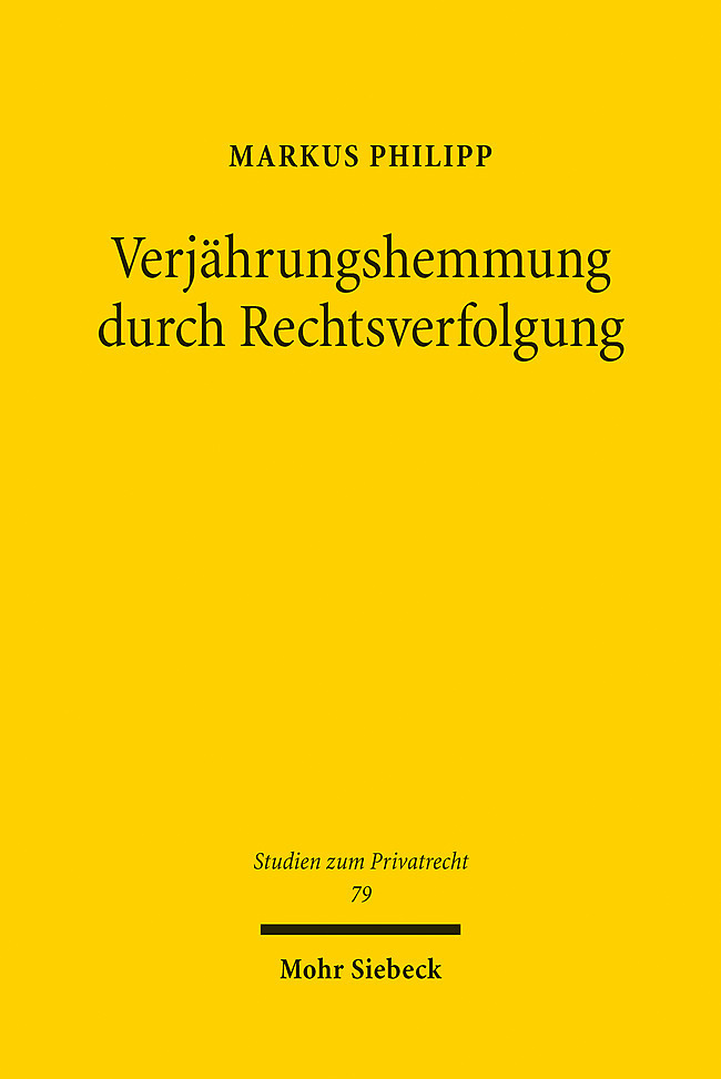 Verjährungshemmung durch Rechtsverfolgung main product photo
