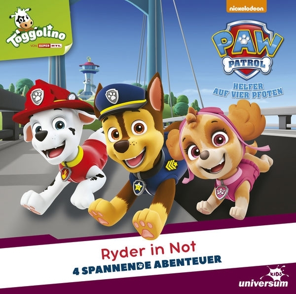Paw Patrol - Ryder in Not, 1 Audio-CD main product photo
