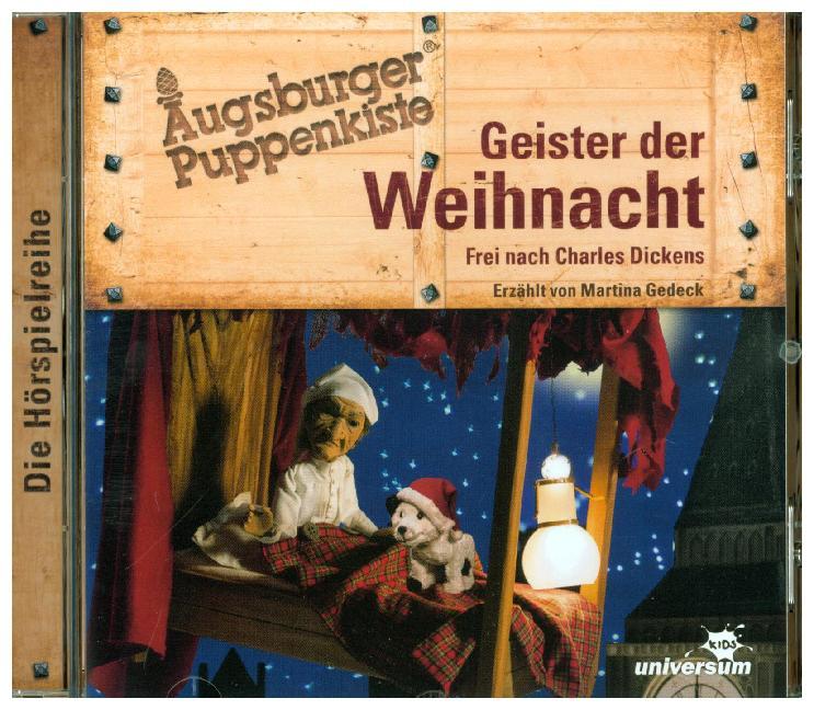 Augsburger Puppenkiste - Geister der Weihnacht, 1 Audio-CD main product photo