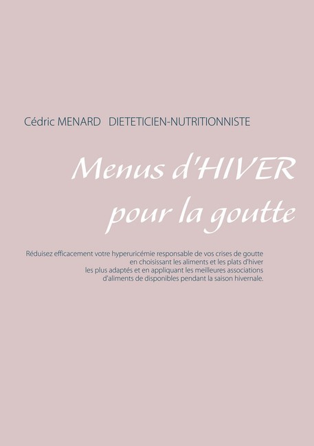 Menus d'hiver pour la goutte main product photo