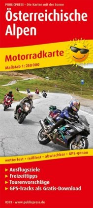 PUBLICPRESS Motorradkarte Österreichische Alpen