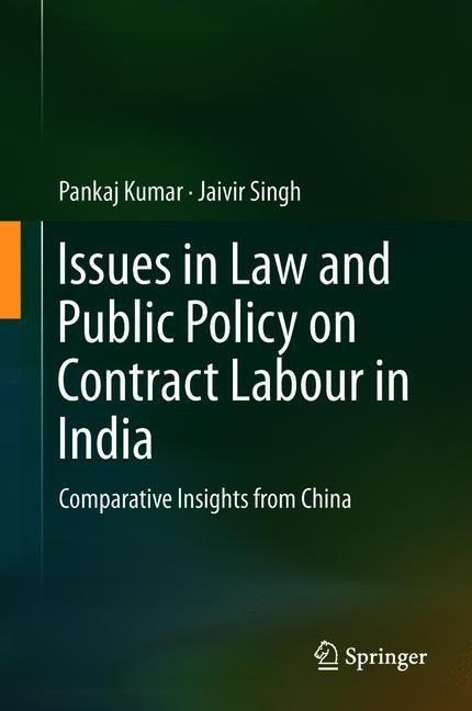 Issues in Law and Public Policy on Contract Labour in India main product photo