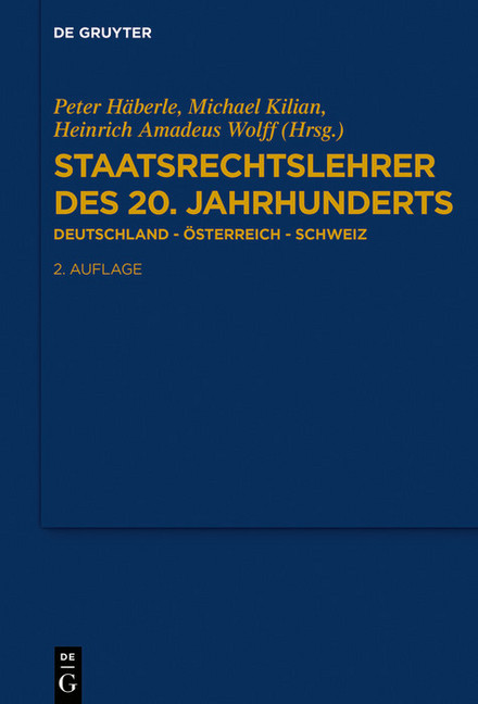 Staatsrechtslehrer des 20. Jahrhunderts main product photo