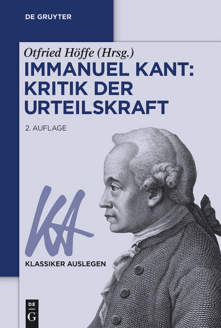Immanuel Kant: Kritik der Urteilskraft main product photo
