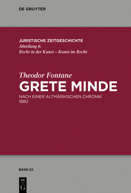 Theodor Fontane, Grete Minde main product photo