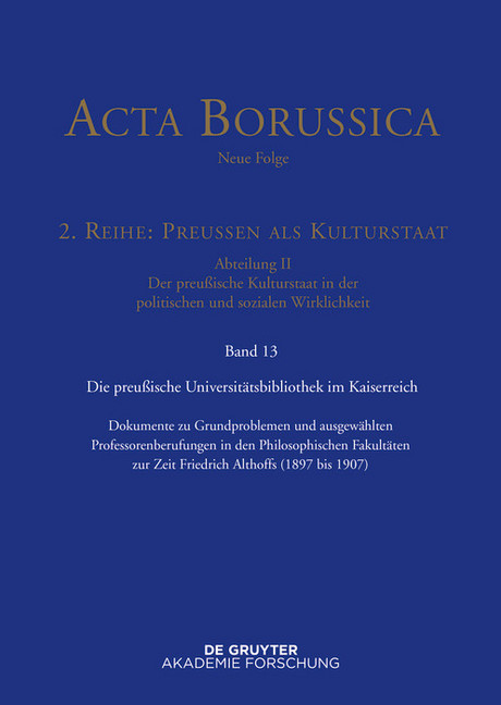 Preußische Universitätspolitik im Deutschen Kaiserreich main product photo