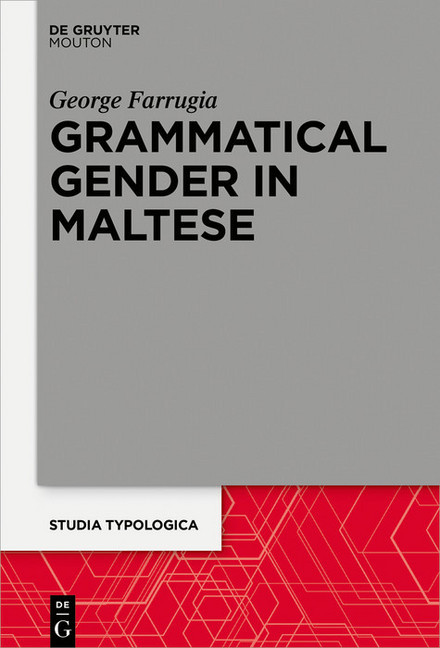Grammatical Gender in Maltese main product photo