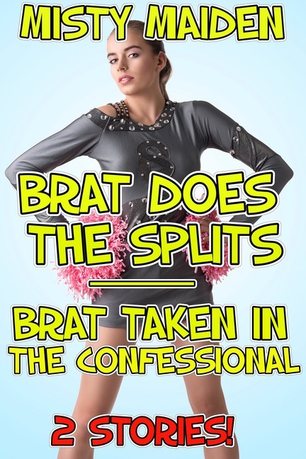 Brat does the splits/Brat taken in the confessional main product photo