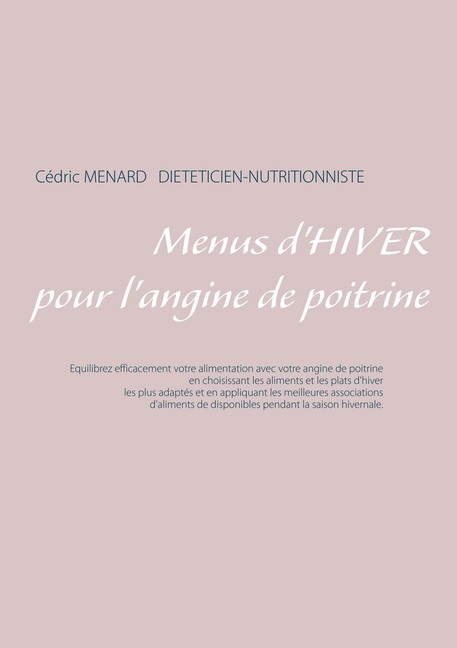 Menus d'hiver pour l'angine de poitrine main product photo