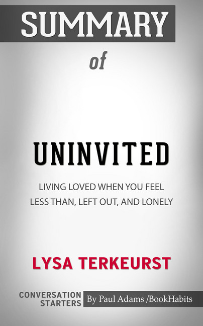 Summary of Uninvited: Living Loved When You Feel Less Than, Left Out, and Lonely main product photo