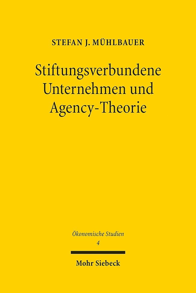 Stiftungsverbundene Unternehmen und Agency-Theorie main product photo