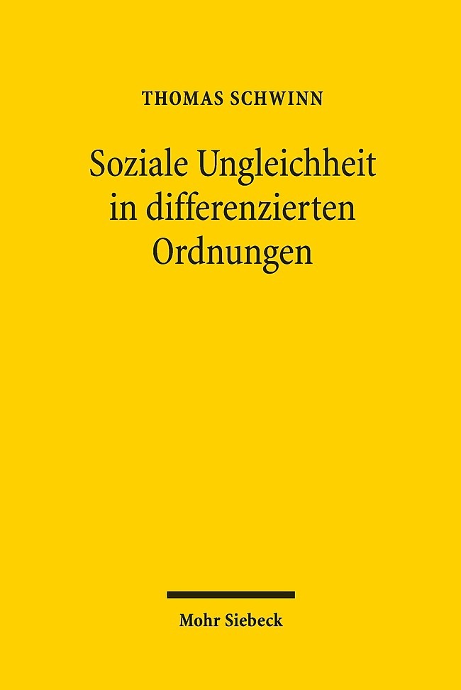 Soziale Ungleichheit in differenzierten Ordnungen main product photo
