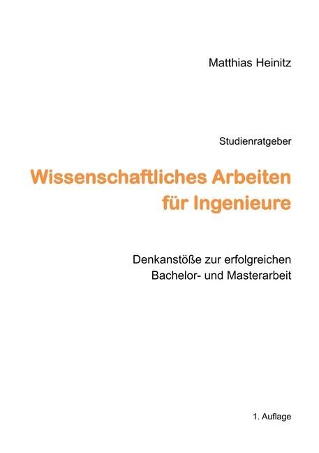 Wissenschaftliches Arbeiten für Ingenieure main product photo