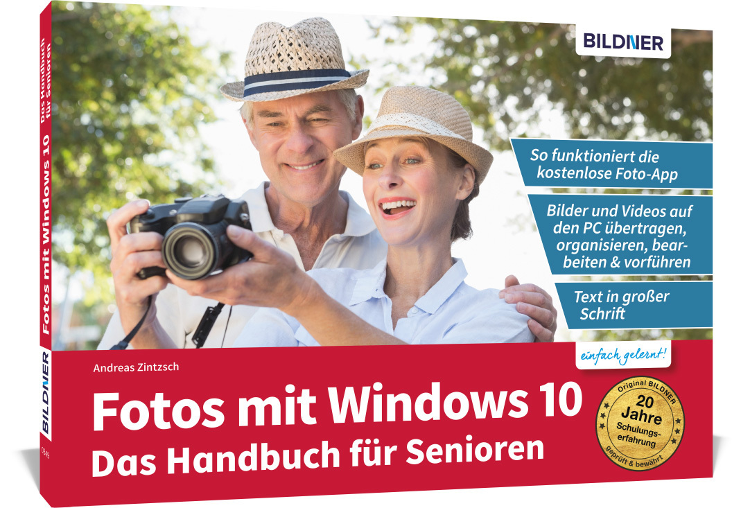 Fotos mit Windows 10 - Das Handbuch für Senioren: Fotos und Videos bearbeiten und organisieren main product photo