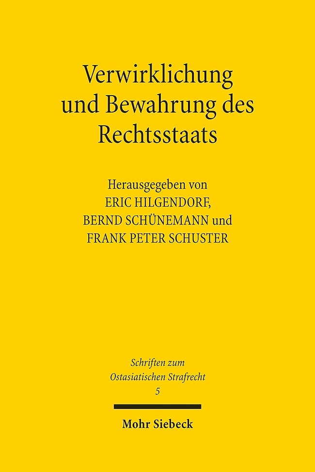 Verwirklichung und Bewahrung des Rechtsstaats main product photo