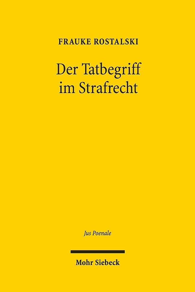 Der Tatbegriff im Strafrecht main product photo