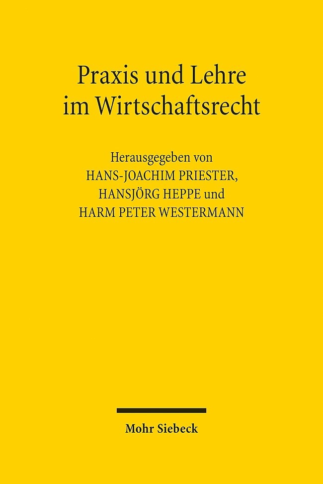 Praxis und Lehre im Wirtschaftsrecht main product photo