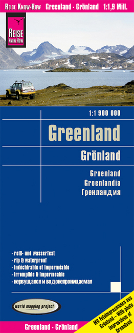 Reise Know-How Landkarte Grönland / Greenland (1:1.900.000) main product photo