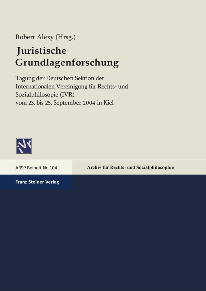 Juristische Grundlagenforschung main product photo