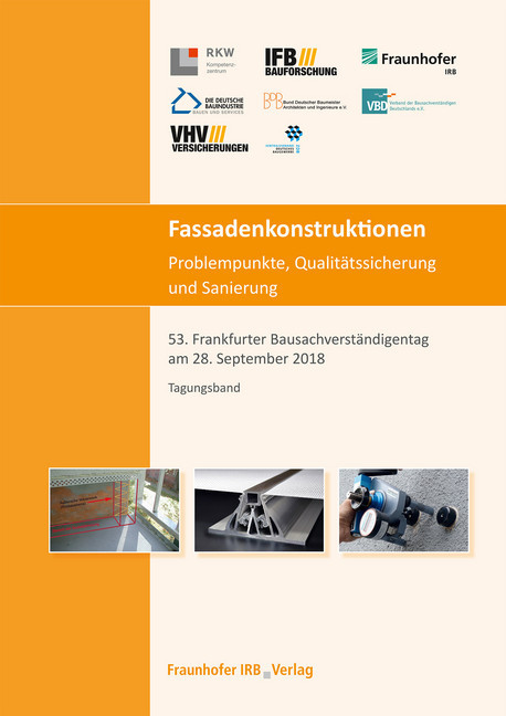 Fassadenkonstruktionen - Problempunkte, Qualitätssicherung und Sanierung. main product photo