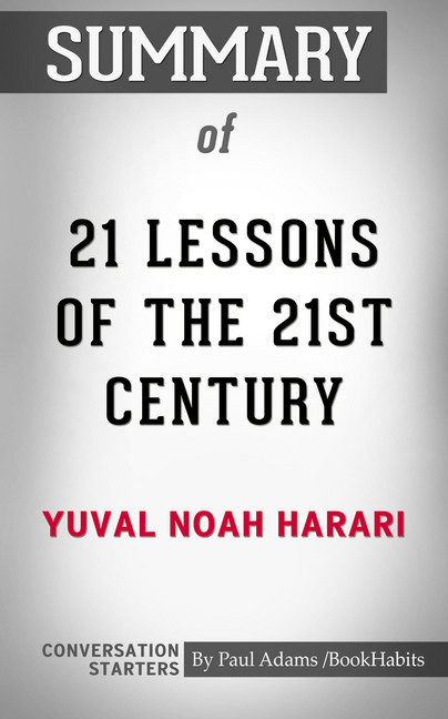Summary of 21 Lessons for the 21st Century main product photo