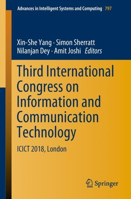 Third International Congress on Information and Communication Technology main product photo
