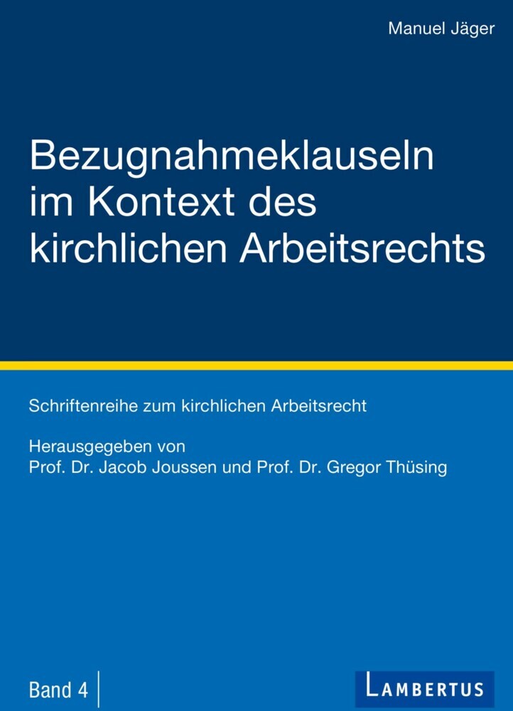 Bezugnahmeklauseln im Kontext des kirchlichen Arbeitsrechts main product photo