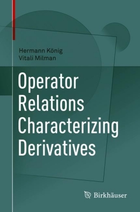 Operator Relations Characterizing Derivatives