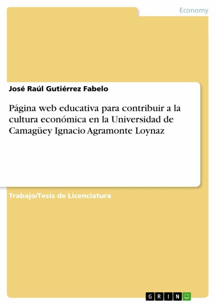 Página web educativa para contribuir a la cultura económica en la Universidad de Camagüey Ignacio Agramonte Loynaz main product photo