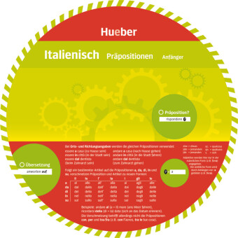 Wheel - Italienisch -  Präpositionen