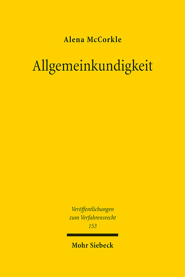 Allgemeinkundigkeit main product photo