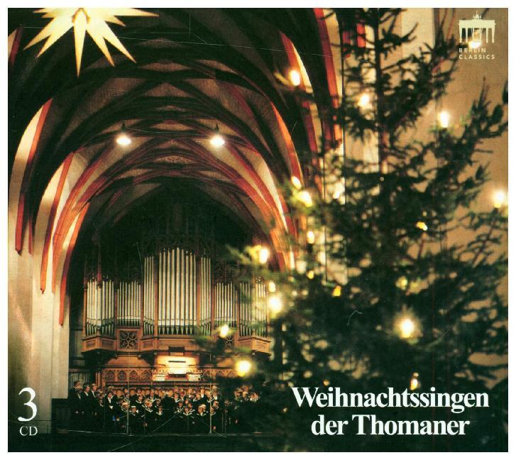 Weihnachtssingen der Thomaner, 3 Audio-CDs main product photo