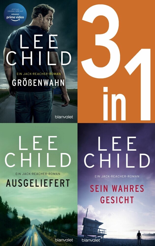 Jack Reacher Band 1-3: - Größenwahn / Ausgeliefert / Sein wahres Gesicht main product photo