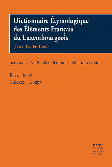 Dictionnaire Étymologique des Éléments Francais du Luxembourgeois main product photo