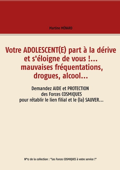Votre adolescent(e) part à la dérive et s'éloigne de vous !... mauvaises fréquentations, drogues, alcool... main product photo