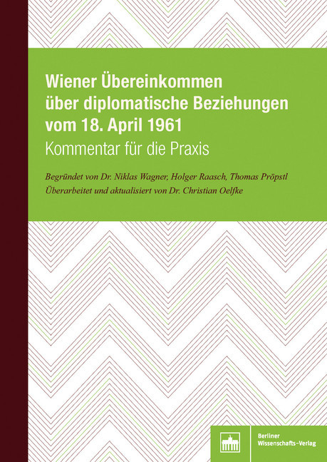 Wiener Übereinkommen über diplomatische Beziehungen vom 18. April 1961 main product photo