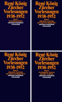 Zürcher Vorlesungen (1938-1952), 4 Teile