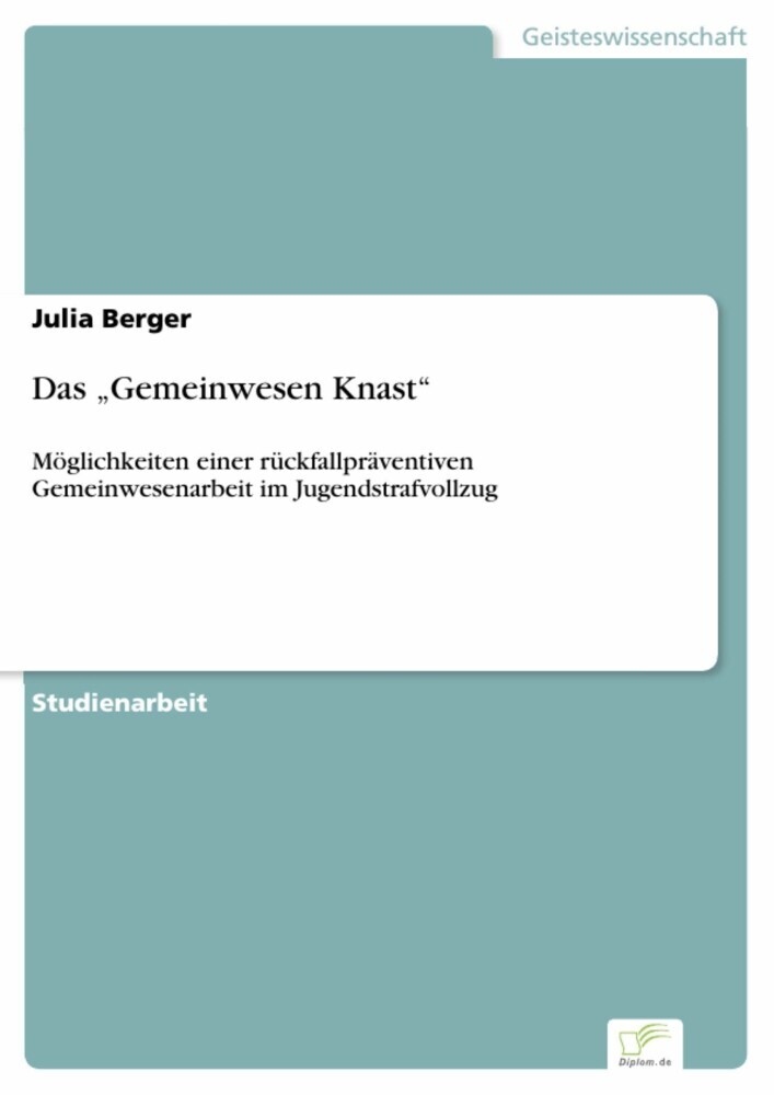 Das 'Gemeinwesen Knast' main product photo
