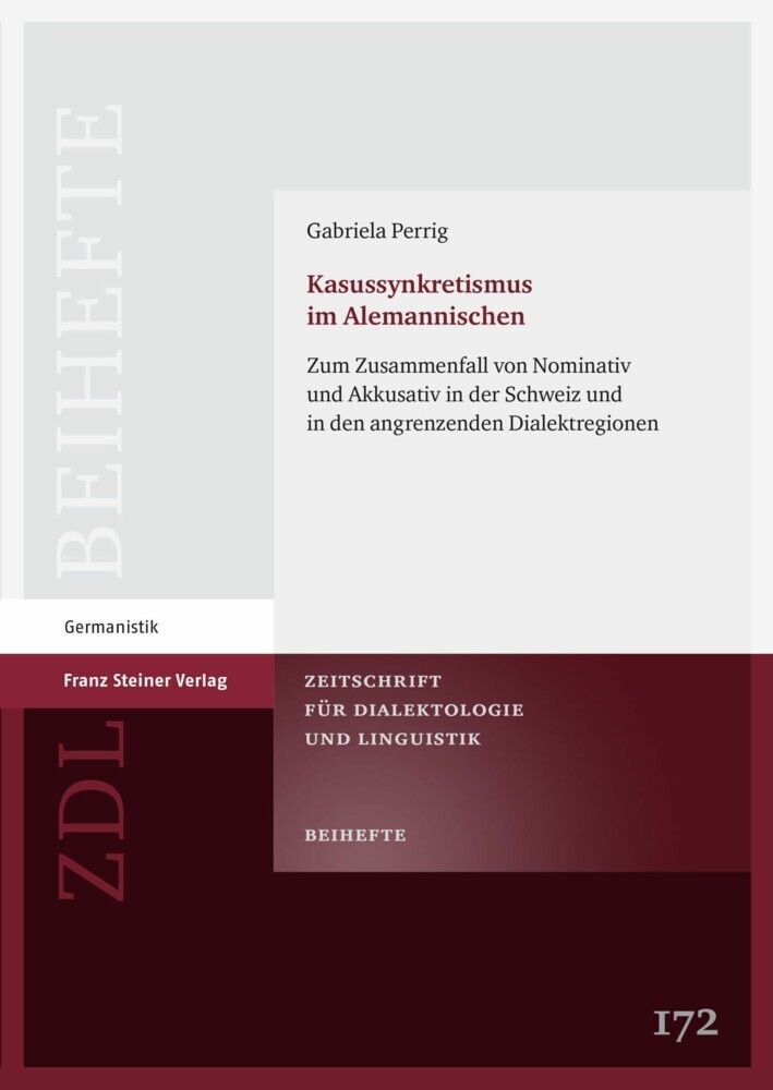 Kasussynkretismus im Alemannischen main product photo