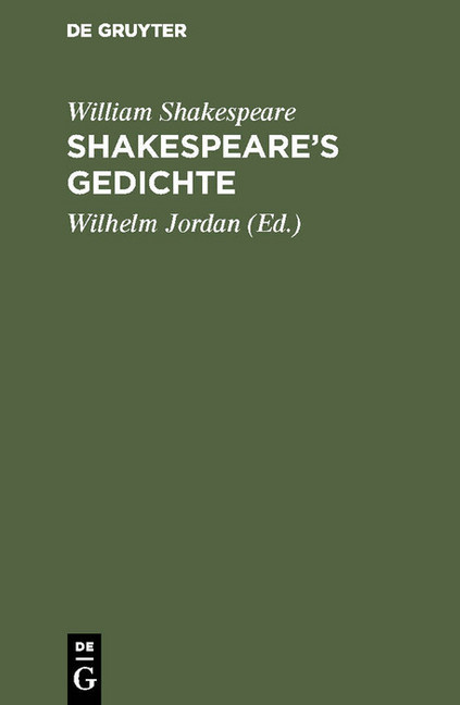 Shakespeare's Gedichte main product photo