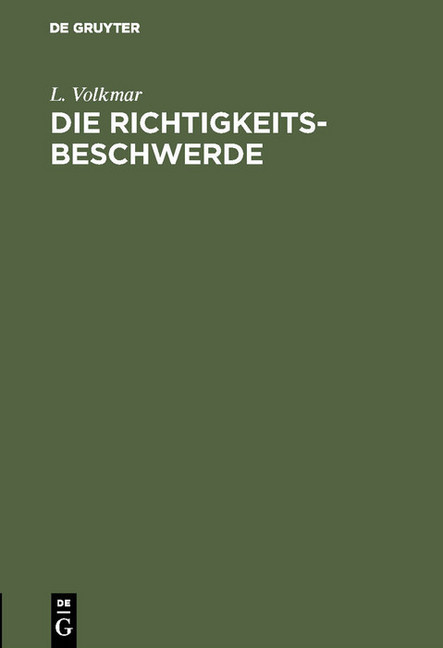 Die Richtigkeits-Beschwerde main product photo