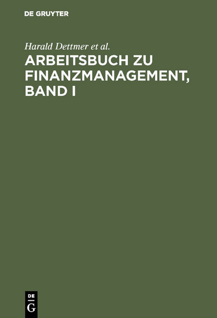 Arbeitsbuch zu Finanzmanagement, Band I main product photo