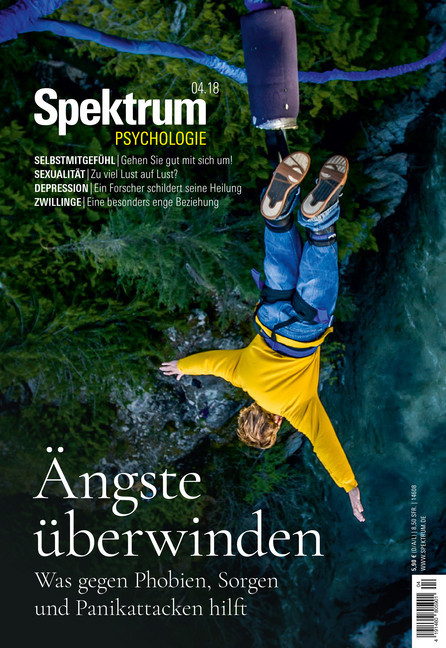 Spektrum Psychologie 4/2018 - Ängste überwinden main product photo