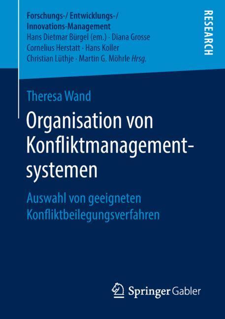 Organisation von Konfliktmanagementsystemen main product photo
