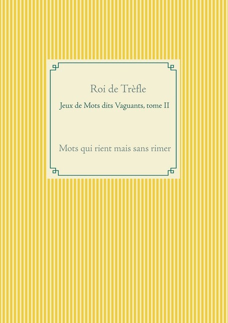 Jeux de Mots dits Vaguants, tome II main product photo