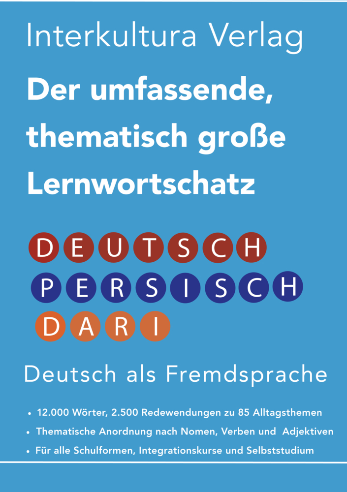 Interkultura Umfassender thematischer Großlernwortschatz - Deutsch-Persisch/Dari main product photo
