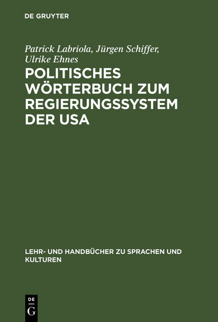 Politisches Wörterbuch zum Regierungssystem der USA main product photo
