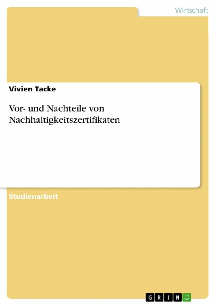 Vor- und Nachteile von Nachhaltigkeitszertifikaten main product photo