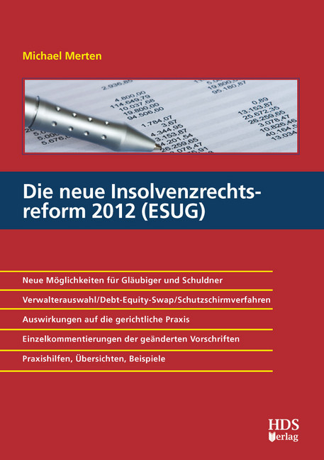 Die neue Insolvenzrechtsreform 2012 (ESUG) main product photo